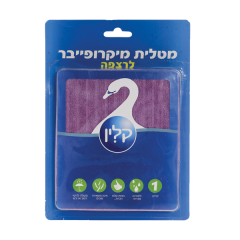 מטלית לריצפה מיקרופייבר בודדת 50/80 יחידות 24 יח'