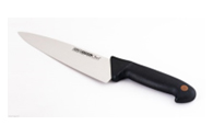 סכין שף  20 ס"מ יד' שחור עיגול חום