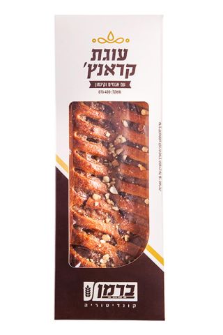 עוגת קונדיטוריה קראנץ  עם אגוזים