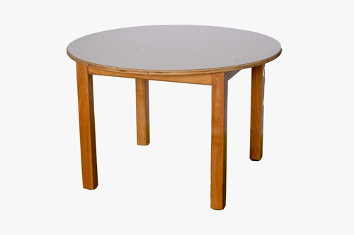 שולחן עגול | רגל עץ | קוטר 60